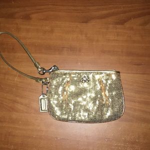 Coach wristlet coin purse